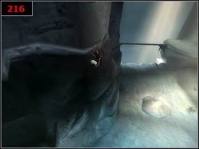 Docieramy do jaskiń - pierwsze zadanie to przejście po śliskim pniu [215] - Waterfall - Prince of Persia: Piaski Czasu - poradnik do gry