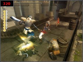 Na końcu czeka nas walka na moście [320] - uwaga na księżniczkę - On the ramparts - Prince of Persia: Piaski Czasu - poradnik do gry
