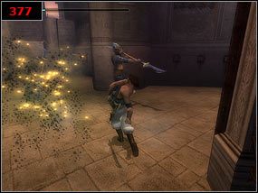 Na końcu etapu jak zwykle czeka nas pojedynek z hordami przeciwników [377] - The setting sun - Prince of Persia: Piaski Czasu - poradnik do gry