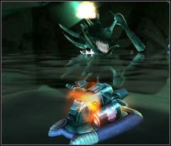 Omijaj wypuszczane przez potwora miny (możesz je też niszczyć) - 06 Hillys | Beyond Good & Evil - Beyond Good & Evil - poradnik do gry