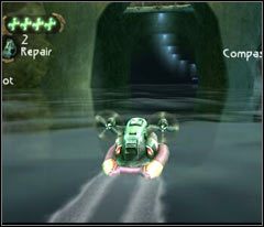 Jeśli chcesz skieruj się do stacji naprawczej i zapisz stan gry - 06 Hillys | Beyond Good & Evil - Beyond Good & Evil - poradnik do gry