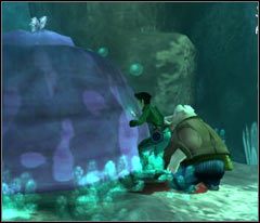 Przebijaj się przez kolejne rośliny i zbieraj wypadające kryształki - 16 Black Isle | Beyond Good & Evil - Beyond Good & Evil - poradnik do gry