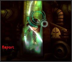 Znajdziesz się w pomieszczeniu z dziwnym pojemnikiem, prawdopodobnie stwozonym przez rasę DomZ - 23 Nutripils Factory | Beyond Good & Evil - Beyond Good & Evil - poradnik do gry