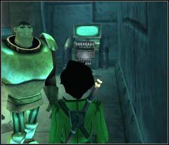 Zabierz pozostawioną przez bossa perłę i skieruj się do zniszczonej bramki - 36 Nutripils Factory | Beyond Good & Evil - Beyond Good & Evil - poradnik do gry