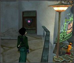 Kolejne ważne miejsce, które warto teraz odwiedzić znajduje się nad sklepikiem oferującym perły - 42 Hillys | Beyond Good & Evil - Beyond Good & Evil - poradnik do gry