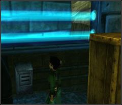 Podejdź do skrzyni i zacznij ją pchać w stronę niebieskich laserów - 58 Slaughterhouse | Beyond Good & Evil - Beyond Good & Evil - poradnik do gry