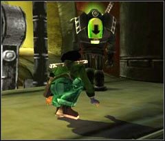 Inaczej potraktuj natomiast trzeciego, który samotnie pilnuje okoliczny teren - 60 Slaughterhouse | Beyond Good & Evil - Beyond Good & Evil - poradnik do gry