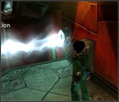 Do celu prowadzi tylko jedna droga, wszystkie pozostałe ścieżki są zablokowane przez lasery - 64 Slaughterhouse | Beyond Good & Evil - Beyond Good & Evil - poradnik do gry