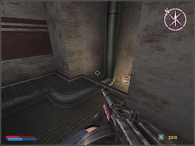 Korzystając z drugiego z kolei przejścia dostaniesz się do zamkniętego pomieszczenia, widzianego za szybą - Groza! Groza! - Część 2 | Misja 4 | Contract JACK - Contract J.A.C.K. - poradnik do gry