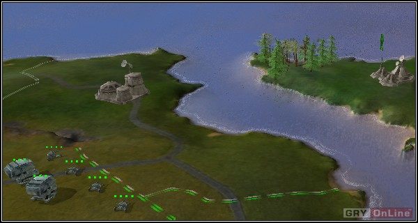 W naszym przypadku jednak mamy prostą sytuację: na wyspie znajduje się sześć państw, z których trzy stanowią naszych sojuszników, a dwa z nich ujawnionych sprzymierzeńców przeciwnika - Atakowanie państw być może neutralnych | Faza 1 | Massive Assault - Massive Assault - poradnik do gry