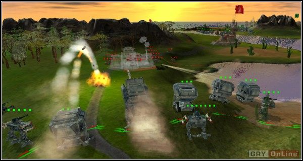 Oczywiście, jeśli dysponujemy dużą liczbą wyrzutni rakiet, a przeciwnik niekoniecznie, wówczas możemy dokładnie odwrócić ustawienie jednostek - Ustawienie jednostek na linii frontu | Faza 3 i 4 | Massive Assault - Massive Assault - poradnik do gry