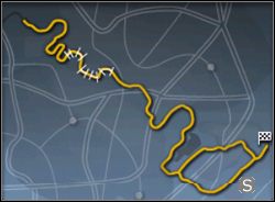 Jedziesz w śnieżnym otoczeniu, a więc samochód prowadzi się nieco inaczej niż zwykle - Trasy cz.1 | Trasy w Need for Speed Porsche 2000 - Need for Speed: Porsche 2000 - poradnik do gry