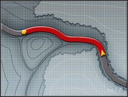 Mapa numer 6 jest bardzo podobna do tej z zadania 4, z tym że odrobinę trudniejsza - Junior Test Driver (2) | Factory Driver w Need for Speed Porsche 2000 - Need for Speed: Porsche 2000 - poradnik do gry