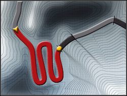 Ta mapa z kolei wygląda na niezbyt skomplikowaną - Chief Test Driver (2) | Factory Driver w Need for Speed Porsche 2000 - Need for Speed: Porsche 2000 - poradnik do gry