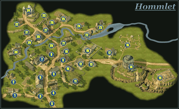 S - Mapa - Hommlet - Świątynia Pierwotnego Zła - poradnik do gry