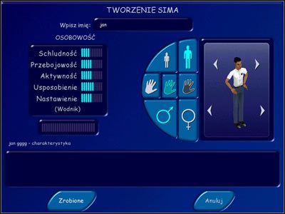 Sama gra zaczyna się typowo - Poradnik do gry - Tworzenie sima | The Sims Gwiazda - The Sims: Gwiazda - poradnik do gry