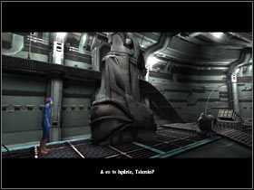 Podróż nie przebiegała niestety w komfortowych warunkach, chociaż z drugiej strony nie ma co narzekać na warunki, skoro udało mi się cało unosić z tej stacji moją - 05. HANGAR PROMÓW cz.2 | Schizm II Kameleon - Schizm II: Kameleon - poradnik do gry