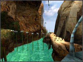 Przeszedłem na drugą stronę i wąską ścieżką ruszyłem dalej - 13. STREFA NEUTRALNA | Schizm II Kameleon - Schizm II: Kameleon - poradnik do gry