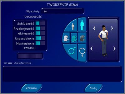 Nadajcie Waszemu simowi imię, nazwisko oraz określcie cechy charakteru lub znak zodiaku - Poradnik do gry - Tworzenie Sima w The Sims Abrakadabra - The Sims Abrakadabra - poradnik do gry