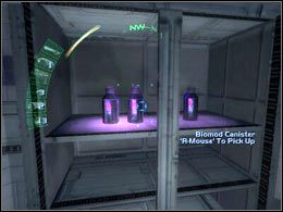 Nowe zadanie jest banalnie proste - wystarczy, że podejdziesz do znajdującej się obok szafki, otworzysz ją i zabierzesz biowszczepy - Tarsus Laboratory | Seattle | Deus Ex Invisible War - Deus Ex: Invisible War - poradnik do gry