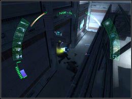 Znajdziesz się nad pomieszczeniem, które jest pilnowane przez dwóch Seekerów - Tarsus Laboratory cd. | Seattle | Deus Ex Invisible War - Deus Ex: Invisible War - poradnik do gry