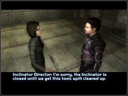 Idź prosto - Inclinator Facility #1 | Seattle | Deus Ex Invisible War - Deus Ex: Invisible War - poradnik do gry