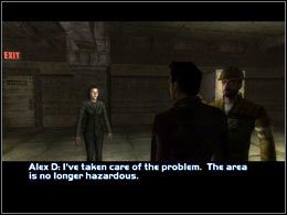 Idź do miejsca, w którym stoi Inclinator Director i zamelduj jej o wykonaniu zadania - Inclinator Facility #1 cd. | Seattle | Deus Ex Invisible War - Deus Ex: Invisible War - poradnik do gry