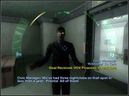 Zaczekaj aż Civic Manager wyjdzie ze swojego biura i sam do niego zagadaj - WTO Air Terminal #1 | Seattle | Deus Ex Invisible War - Deus Ex: Invisible War - poradnik do gry