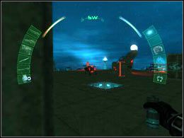 Teraz skieruj się do południowej wyrzutni (na lewo od platformy) i zlikwiduj patrolującego ten teren Bota - WTO Air Terminal Hangar | Seattle | Deus Ex Invisible War - Deus Ex: Invisible War - poradnik do gry