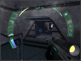 Mniej więcej w połowie drogi wpadniesz na kratkę prowadzącą do szybu wentylacyjnego - Emerald Suites #3 | Seattle | Deus Ex Invisible War - Deus Ex: Invisible War - poradnik do gry