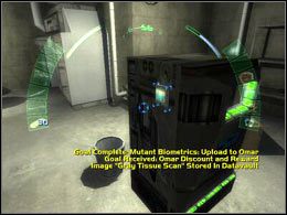 Podejdź do kontenera i odczytaj informacje z doczepionego do niego Datacubea - Club Vox #2 | Seattle | Deus Ex Invisible War - Deus Ex: Invisible War - poradnik do gry