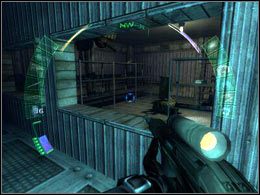 Cofnij się kawałek i wskocz do środka (szyba została już wybita) - Sophia Saks Hangar | Seattle | Deus Ex Invisible War - Deus Ex: Invisible War - poradnik do gry