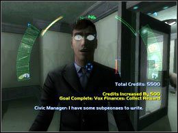 Idź do biura Civic Managera, aby osobiście przekazać mu księgę przychodów i rozchodów klubu Vox - WTO Air Terminal #2 | Seattle | Deus Ex Invisible War - Deus Ex: Invisible War - poradnik do gry