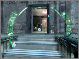 Otwórz drzwi i strzel do jednego z przeciwników - Mako Ballistics Exterior #1 | Seattle | Deus Ex Invisible War - Deus Ex: Invisible War - poradnik do gry