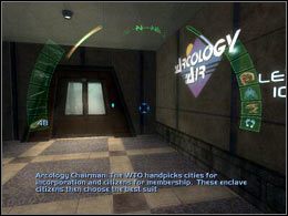 Jeśli chcesz możesz iść do Guard Station - Arcology Levels 107-108 #1 | Cairo | Deus Ex Invisible War - Deus Ex: Invisible War - poradnik do gry