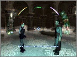 Podejdź do Billie, która aktualnie rozmawia z Samanem - Order Mosque #1 | Cairo | Deus Ex Invisible War - Deus Ex: Invisible War - poradnik do gry