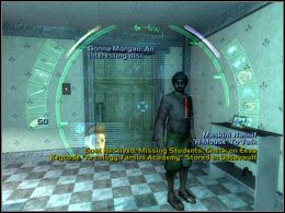 Skieruj się do schodów prowadzących na pierwsze piętro a następnie do mieszkania, nad którym wisa plakietka Nassif - North Medina #1 | Cairo | Deus Ex Invisible War - Deus Ex: Invisible War - poradnik do gry