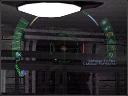 Ustaw się w dobrym miejscu i zdejmij dwójkę strażników stojących na górze (screen) - ApostleCorp Facility | Cairo | Deus Ex Invisible War - Deus Ex: Invisible War - poradnik do gry