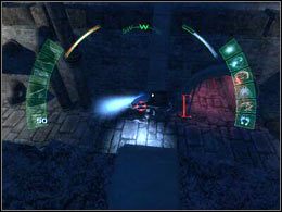 Uważaj ponieważ teren na dole jest patrolowany przez Bota - Templar Compund | Germany | Deus Ex Invisible War - Deus Ex: Invisible War - poradnik do gry