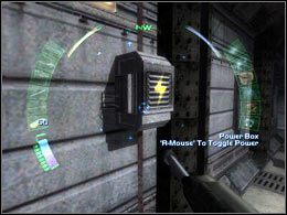 Podejdź do puszki z prądem - Black Gate Laboratory #2 | Trier | Deus Ex Invisible War - Deus Ex: Invisible War - poradnik do gry