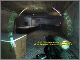 Kieruj się do pomieszczenia oznaczonego tabliczką Aquinas Control Room - UNATCO Ruins | New York | Deus Ex Invisible War - Deus Ex: Invisible War - poradnik do gry