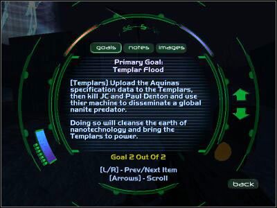 1 - ZAKOŃCZENIE 1 - TEMPLARIUSZE | Zakończenia | Deus Ex Invisible War - Deus Ex: Invisible War - poradnik do gry