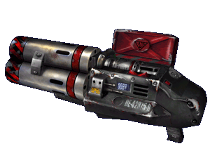 Trzylufowa Wyrzutnia Rakiet Trident (Trident Tri-barrel Rocket Launcher) jest niezmiernie popularna wśród uczestników, którzy lubią huk w ich otoczeniu - Broń cz.2 | Unreal Tournament 2004 - Unreal Tournament 2004 - poradniki