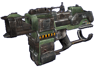 Wyrzutnia Granatów (Grenade Launcher) jest elastycznym narzędziem wojennym, dostarczającym doskonałych taktycznych i bitewnych rozwiązań wyczynowym bojownikom - Broń cz.3 | Unreal Tournament 2004 - Unreal Tournament 2004 - poradniki