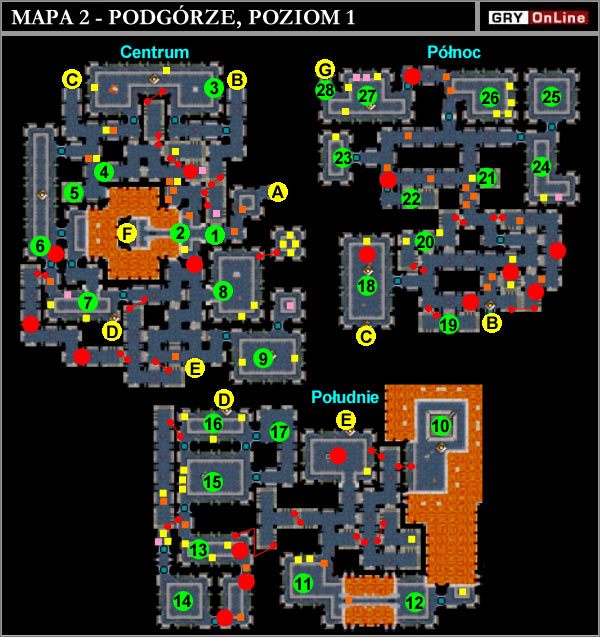 A - Poziom 1 - Centrum / Podgórze - Wejście - Podgórze, Poziom 1 | ROZDZIAŁ 1 | Neverwinter Nights Hordes of the Underdark - Neverwinter Nights: Hordes of the Underdark - poradnik do gry