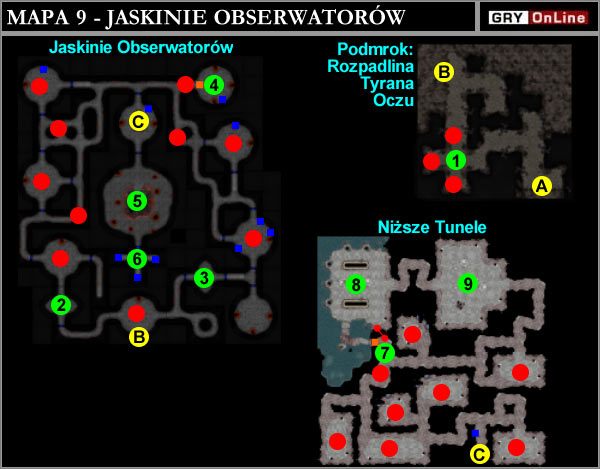 A - Podmrok: Rozpadlina Tyrana Oczu / Podmrok: Na zachód od Lith Myathar - Jaskinie Obserwatorów | ROZDZIAŁ 2 | Neverwinter Nights Hordes of the Underdark - Neverwinter Nights: Hordes of the Underdark - poradnik do gry