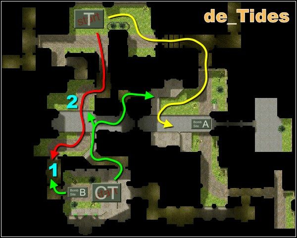 Bardzo sympatyczny poziom, na którym najuciążliwsze jest ustrzelenie wroga ze strzelby - Tides | Mapy w Counter-Strike Condition Zero - Counter-Strike: Condition Zero - poradnik do gry
