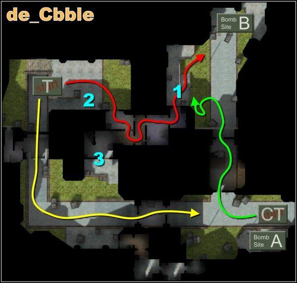 Stosunkowo łatwy poziom - Cobblestone | Mapy w Counter-Strike Condition Zero - Counter-Strike: Condition Zero - poradnik do gry
