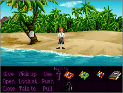 1 - Poradnik do gry - Interfejs The Secret of Monkey Island - The Secret of Monkey Island - poradnik do gry