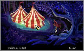 Wychodzimy z baru, po obejrzeniu scenki przerywnikowej, w której poznamy LeChucka wracamy do punktu obserwacyjnego w którym rozpoczęliśmy grę - Cz. I - Trzy próby (Początek) | Opis przejścia The Secret of Monkey Island - The Secret of Monkey Island - poradnik do gry